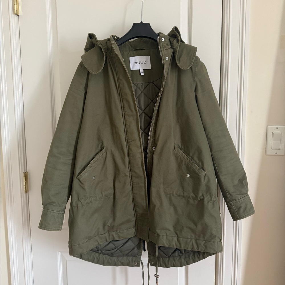 Derek Lam Khaki/Army Green Parka Jacket